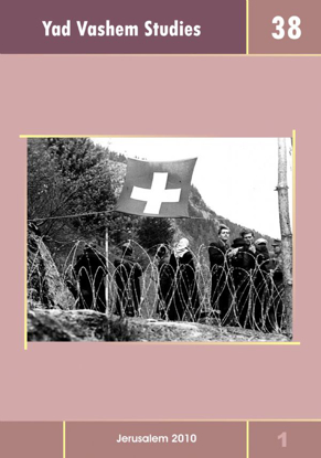 Picture of Yad Vashem Studies: volume 38 [1]