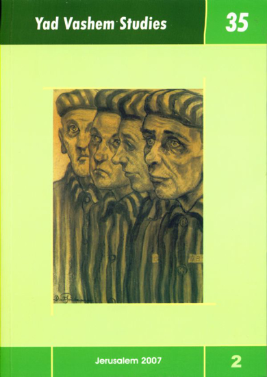 Picture of Testimonies of Ultra-Orthodox Holocaust Survivors in Yad Vashem Studies, Volume 35:2